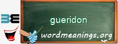 WordMeaning blackboard for gueridon